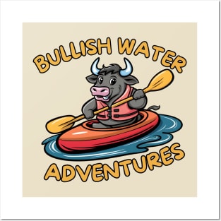 Bullish kayaking Posters and Art